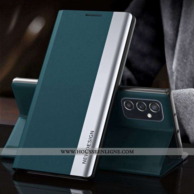 Flip Cover Samsung Galaxy M23 5G Simili Cuir New Design