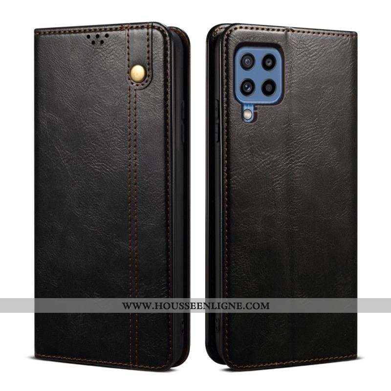 Flip Cover Samsung Galaxy M32 Simili Cuir Ciré