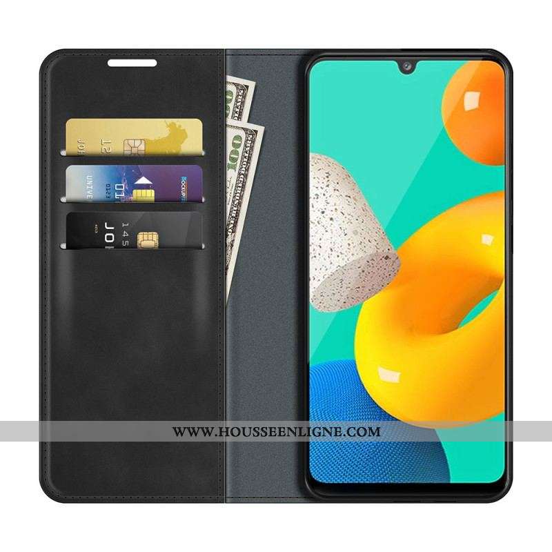 Flip Cover Samsung Galaxy M32 Style Cuir Design