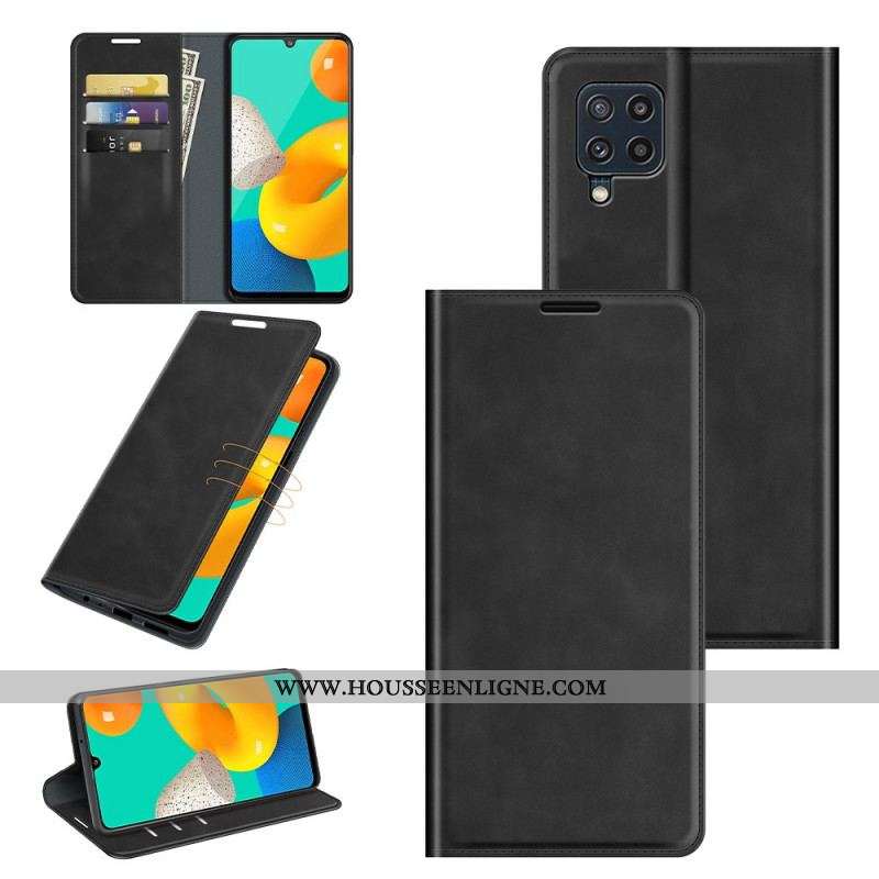 Flip Cover Samsung Galaxy M32 Style Cuir Design