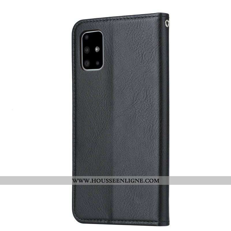 Flip Cover Samsung Galaxy M51 Simili Cuir Porte-Cartes