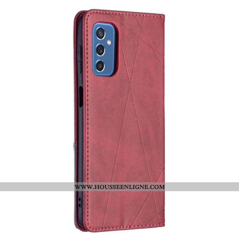 Flip Cover Samsung Galaxy M52 5G Simili Cuir Pattern