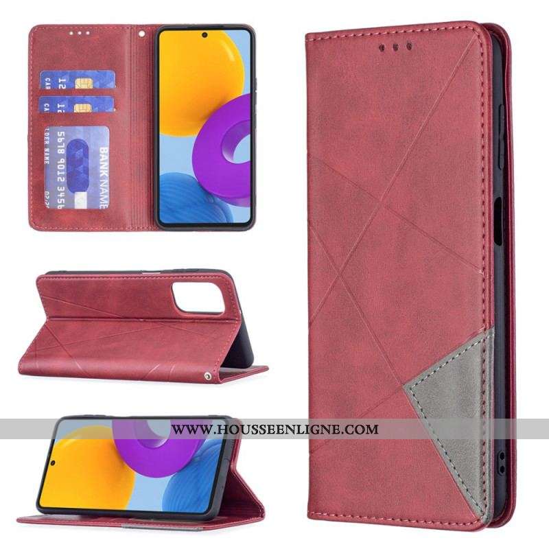 Flip Cover Samsung Galaxy M52 5G Simili Cuir Pattern