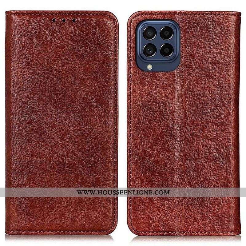 Flip Cover Samsung Galaxy M53 5G Texture Cuir