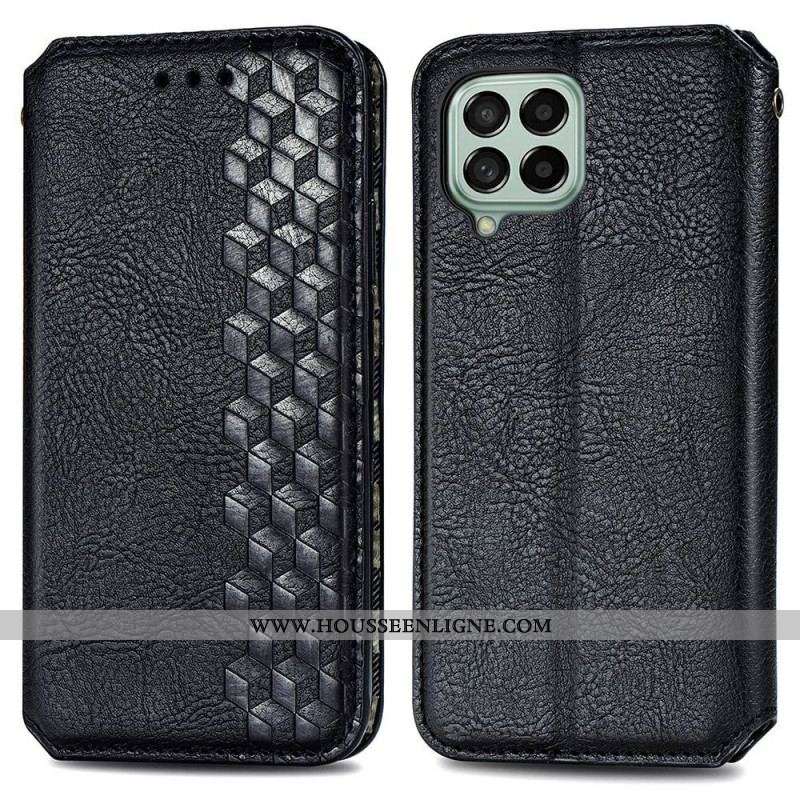 Flip Cover Samsung Galaxy M53 Effet Cuir Motif