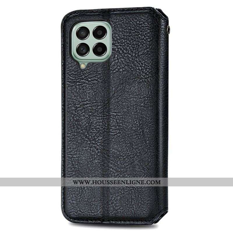 Flip Cover Samsung Galaxy M53 Effet Cuir Motif