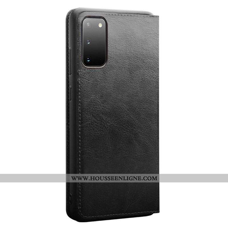 Flip Cover Samsung Galaxy S20 Plus / S20 Plus 5G QIALINO Cuir Véritable