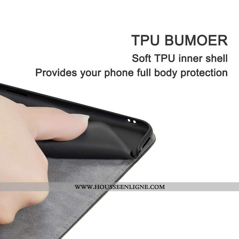 Flip Cover Samsung Galaxy S20 Ultra Bicolore Effet Cuir