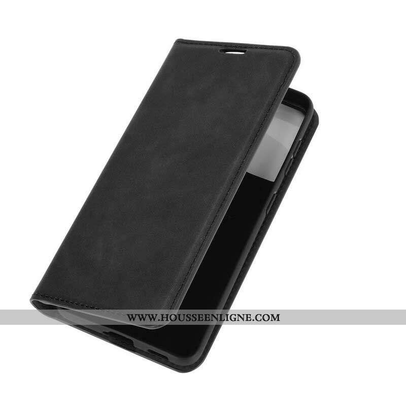 Flip Cover Samsung Galaxy S21 5G Effet Cuir Douceur