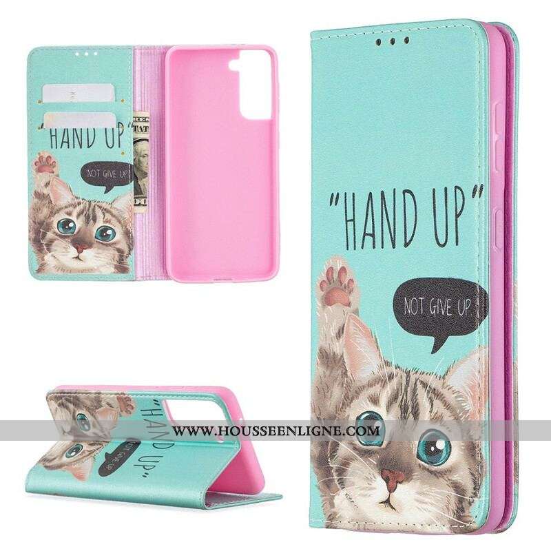 Flip Cover Samsung Galaxy S21 5G Hand Up