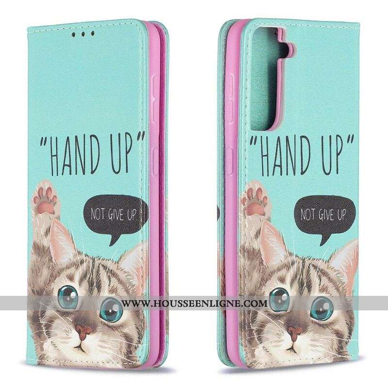 Flip Cover Samsung Galaxy S21 5G Hand Up