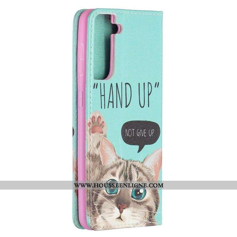 Flip Cover Samsung Galaxy S21 5G Hand Up