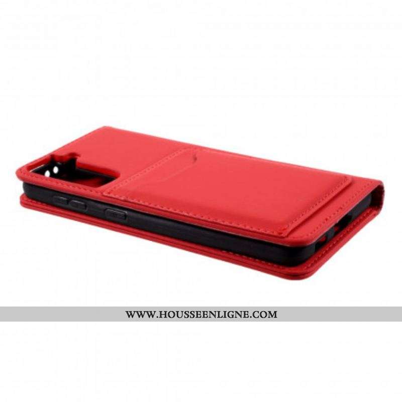 Flip Cover Samsung Galaxy S21 5G Porte-Carte Support