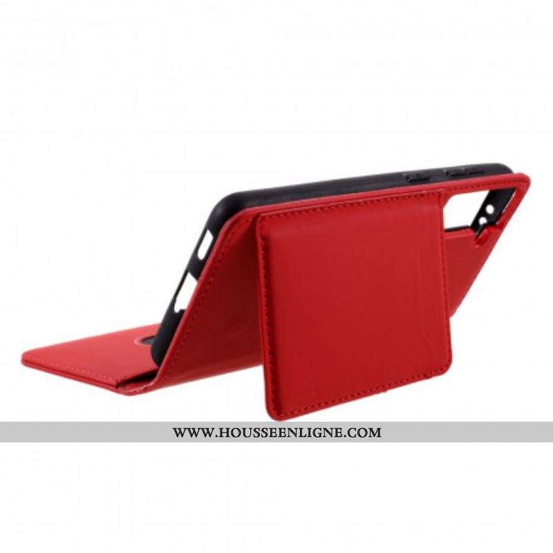 Flip Cover Samsung Galaxy S21 5G Porte-Carte Support