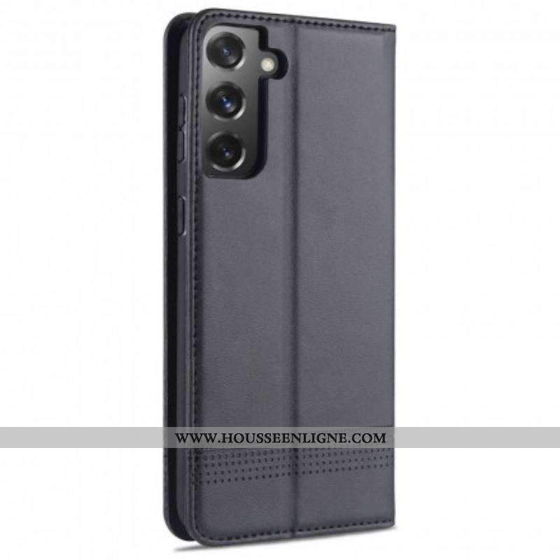 Flip Cover Samsung Galaxy S21 5G Style Cuir AZNS