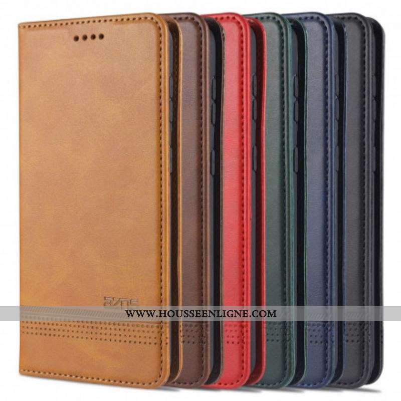 Flip Cover Samsung Galaxy S21 5G Style Cuir AZNS