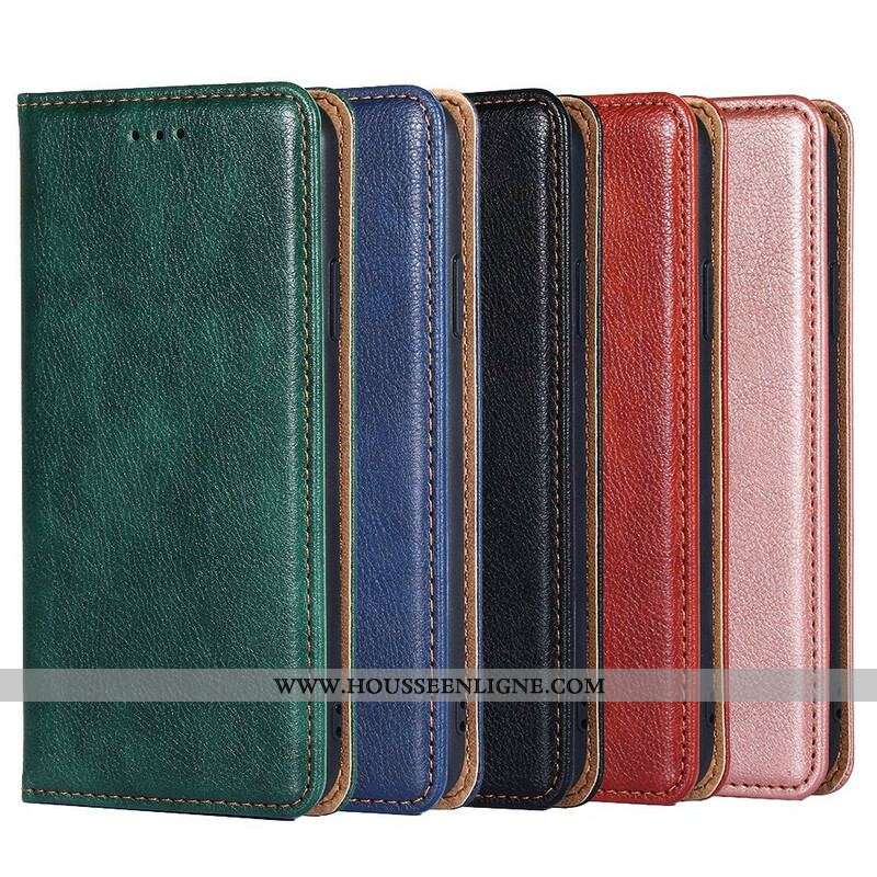 Flip Cover Samsung Galaxy S21 5G Style Cuir Classique