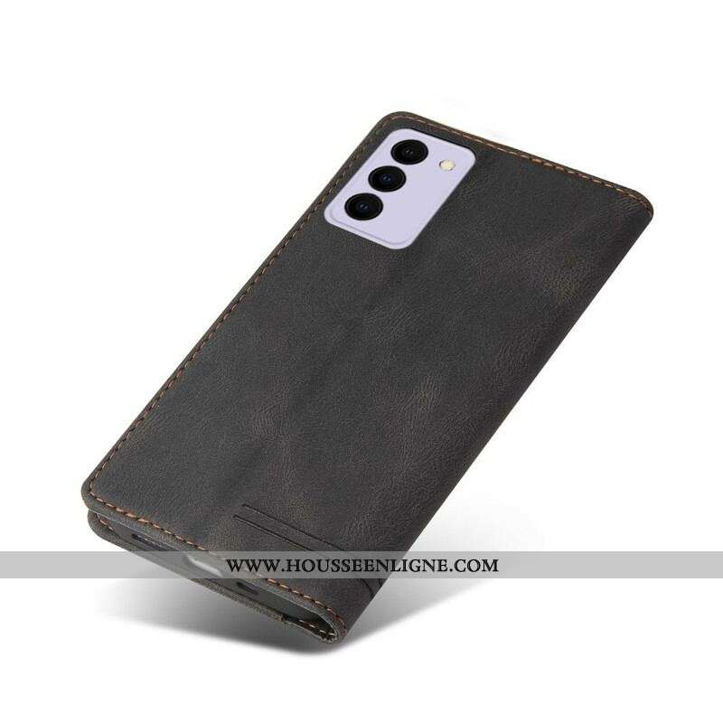 Flip Cover Samsung Galaxy S21 FE Simili Cuir GQ.UTROBE