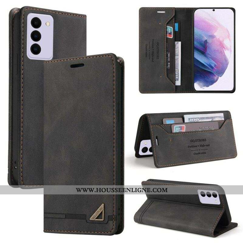 Flip Cover Samsung Galaxy S21 FE Simili Cuir GQ.UTROBE