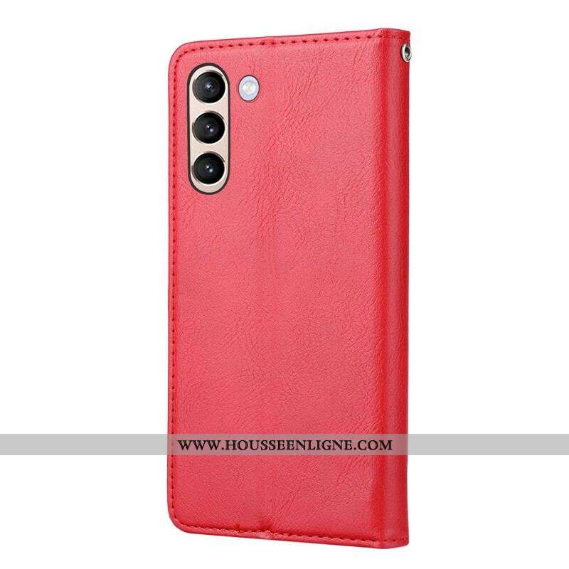 Flip Cover Samsung Galaxy S21 FE Simili Cuir Porte-Cartes