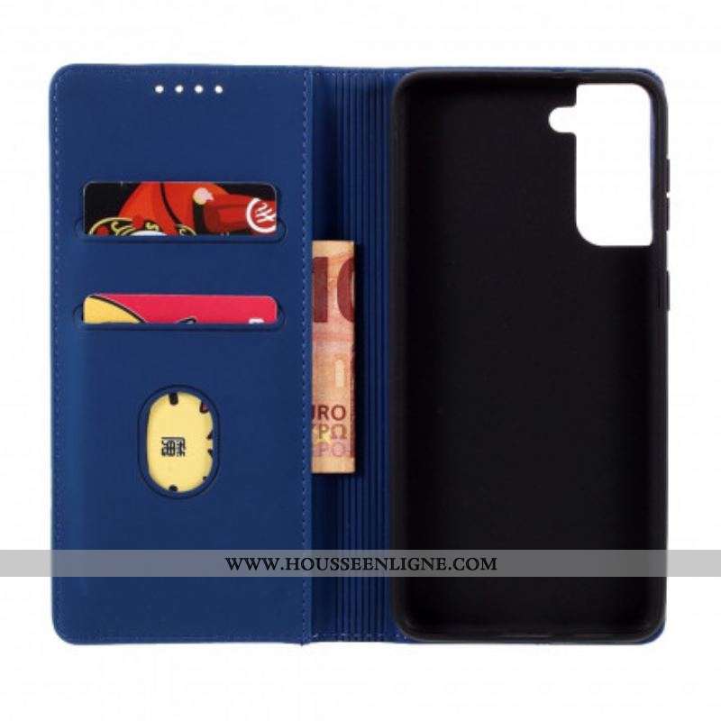 Flip Cover Samsung Galaxy S21 Plus 5G Porte-Carte Support