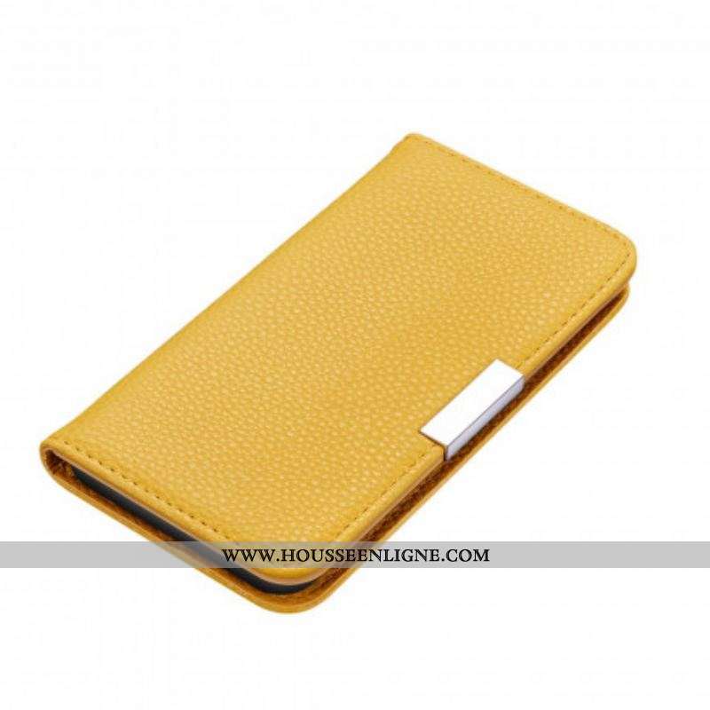 Flip Cover Samsung Galaxy S21 Plus 5G Simili Cuir Litchi Ultra Chic