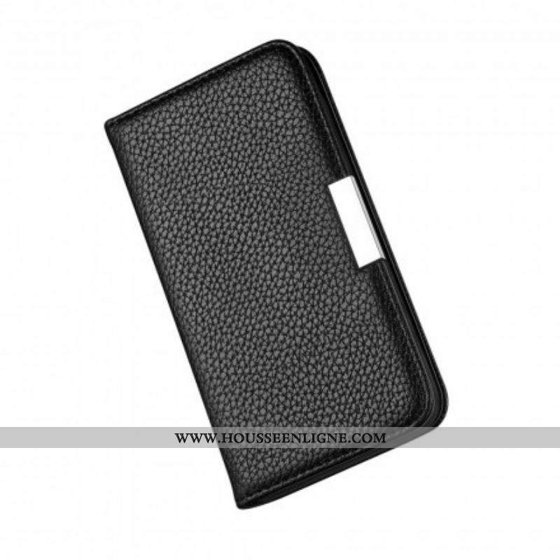 Flip Cover Samsung Galaxy S21 Ultra 5G Simili Cuir Litchi Ultra Chic