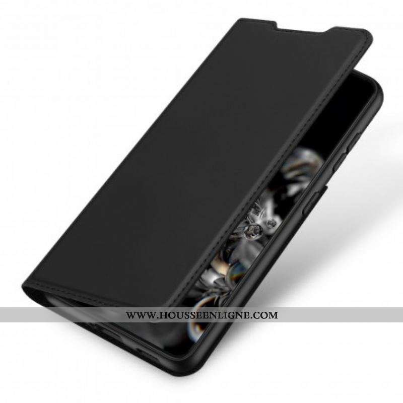 Flip Cover Samsung Galaxy S21 Ultra 5G Skin Pro DUX DUCIS