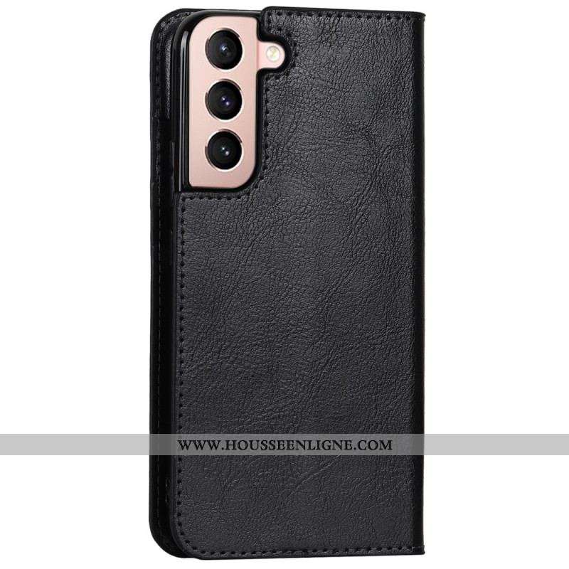 Flip Cover Samsung Galaxy S22 5G Cuir Véritable