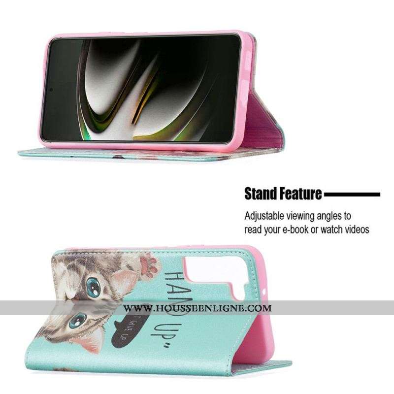 Flip Cover Samsung Galaxy S22 5G Hand Up