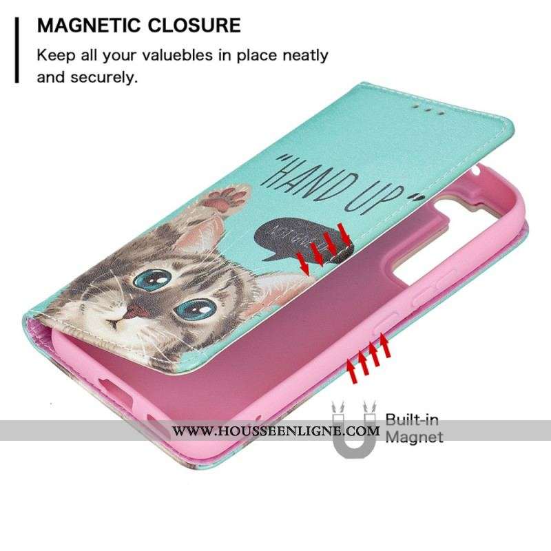 Flip Cover Samsung Galaxy S22 5G Hand Up