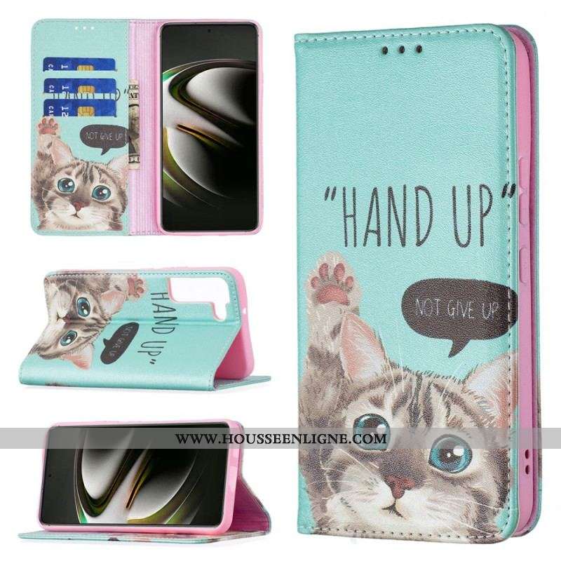 Flip Cover Samsung Galaxy S22 5G Hand Up