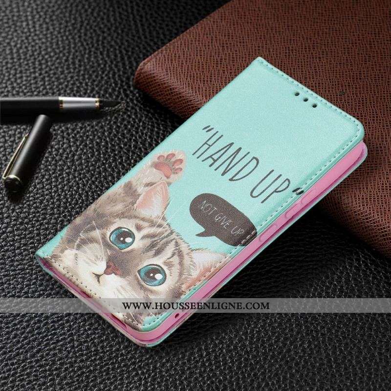 Flip Cover Samsung Galaxy S22 5G Hand Up