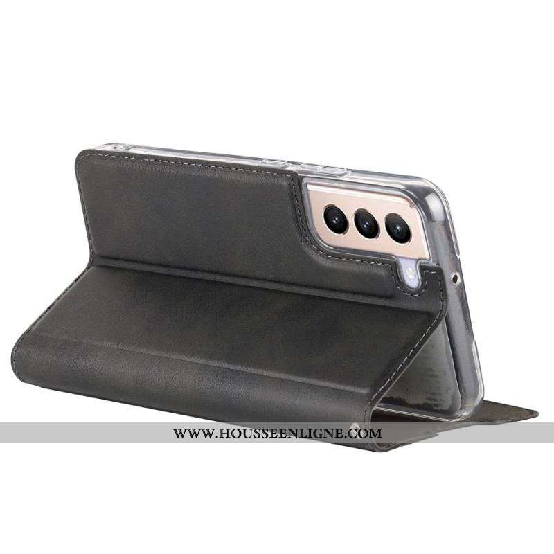 Flip Cover Samsung Galaxy S22 5G Simili Cuir Classe à Lanière