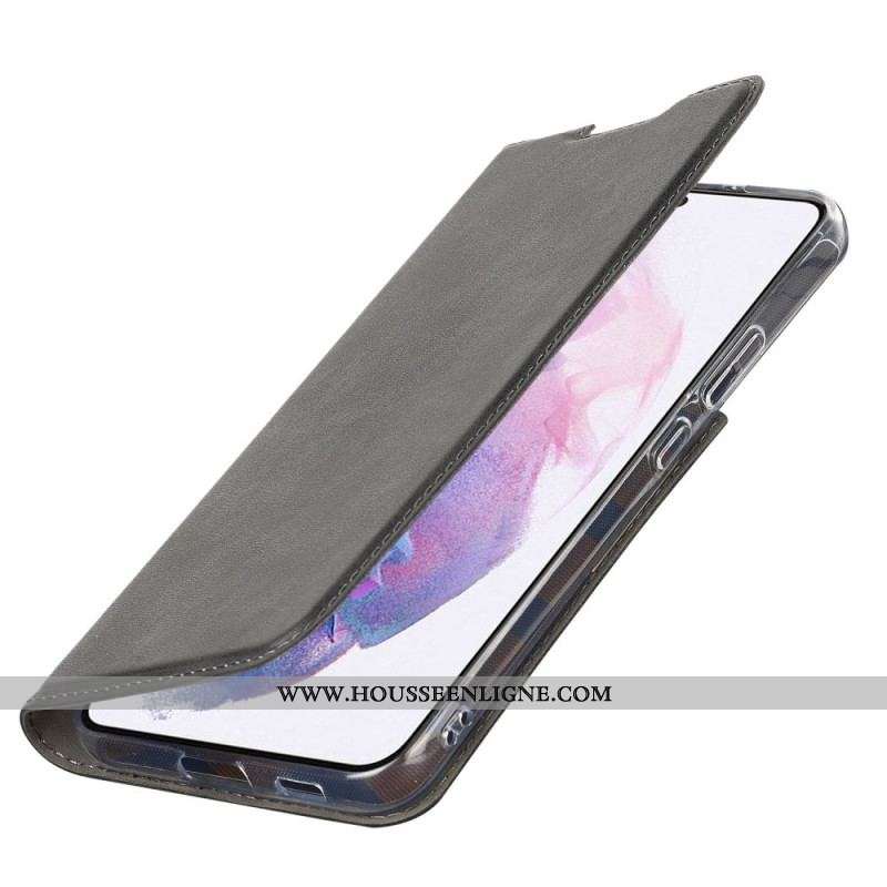 Flip Cover Samsung Galaxy S22 5G Simili Cuir Classe à Lanière