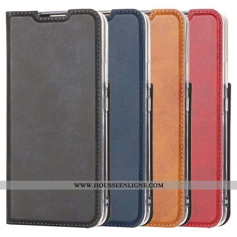 Flip Cover Samsung Galaxy S22 5G Simili Cuir Classe à Lanière