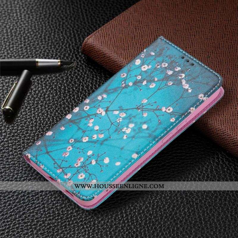 Flip Cover Samsung Galaxy S22 Plus 5G Branches Fleuries