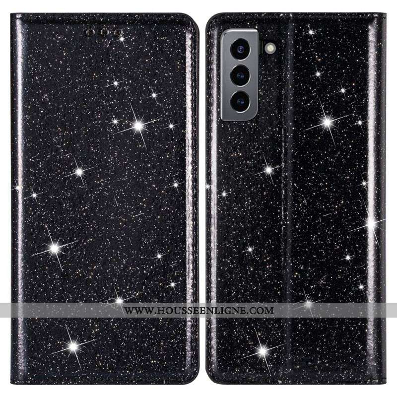 Flip Cover Samsung Galaxy S22 Plus 5G Style Paillettes