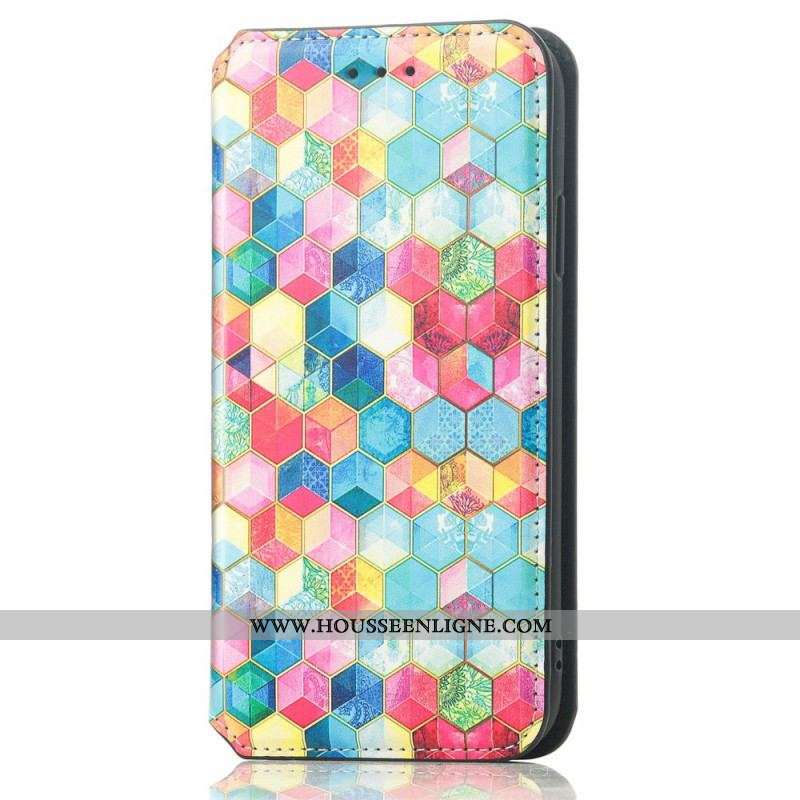 Flip Cover Samsung Galaxy S22 Ultra 5G Design RFID Caseneo