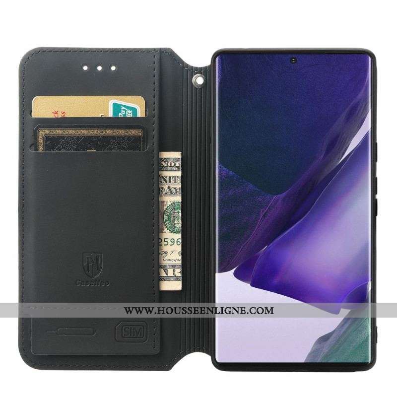 Flip Cover Samsung Galaxy S22 Ultra 5G Design RFID Caseneo