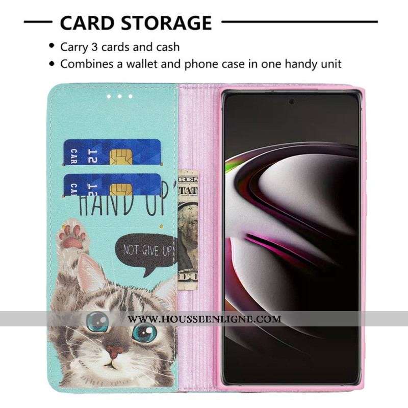 Flip Cover Samsung Galaxy S22 Ultra 5G Hand Up