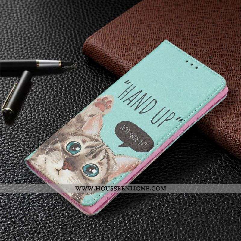 Flip Cover Samsung Galaxy S22 Ultra 5G Hand Up