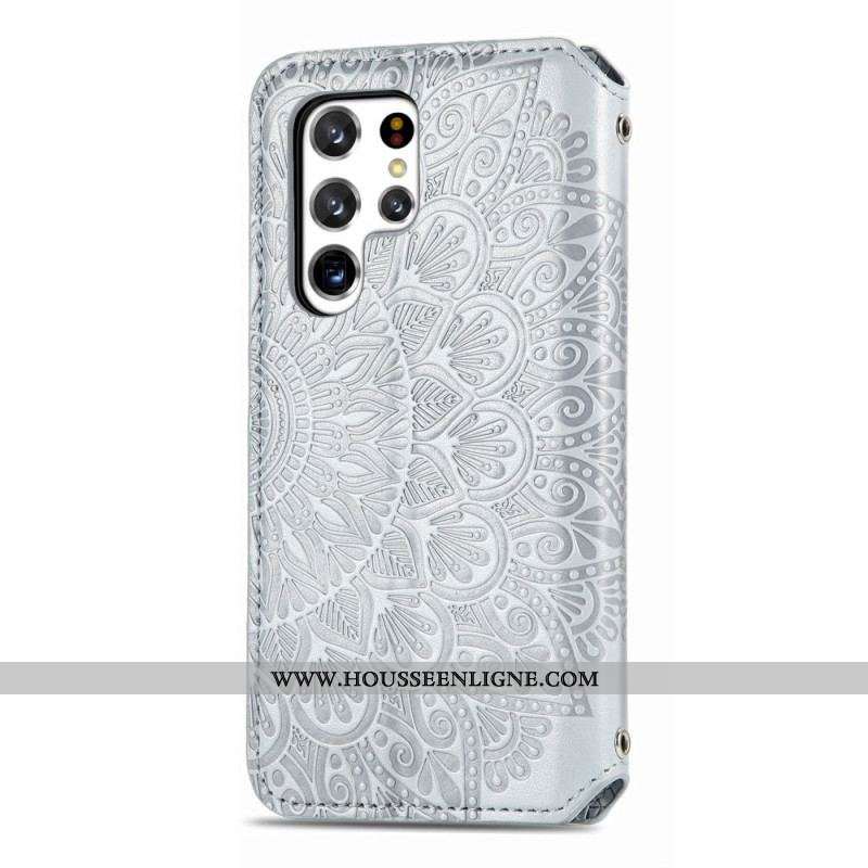 Flip Cover Samsung Galaxy S22 Ultra 5G Mandala