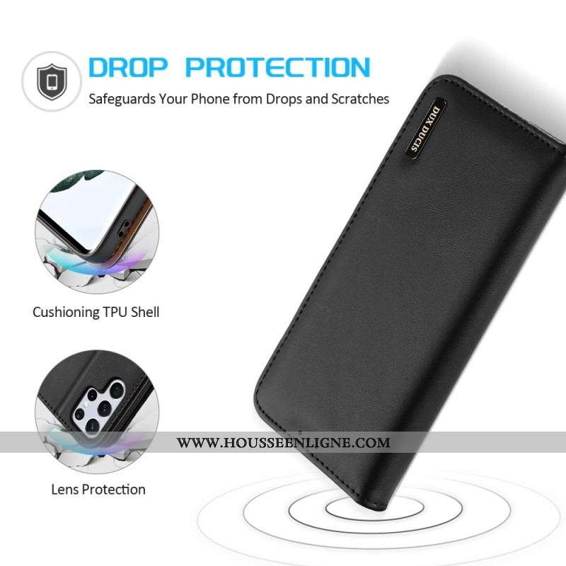 Flip Cover Samsung Galaxy S22 Ultra 5G RFID Dux Ducis