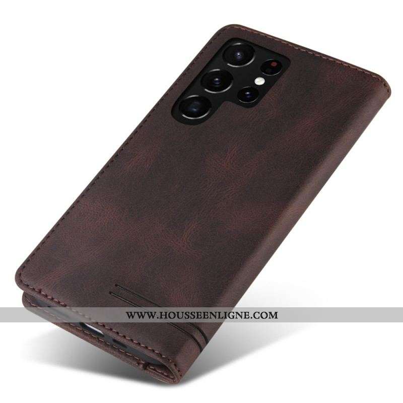 Flip Cover Samsung Galaxy S22 Ultra 5G Simili Cuir GQ.UTROBE