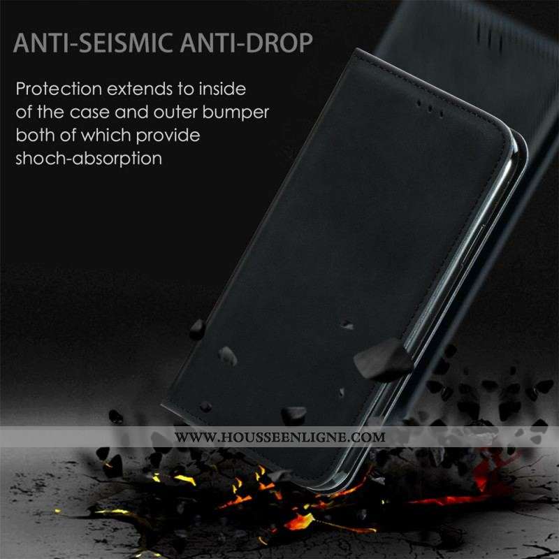 Flip Cover Samsung Galaxy S22 Ultra 5G Skin-Touch Design