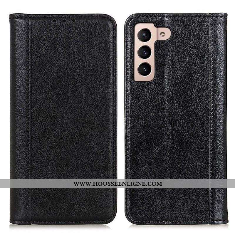 Flip Cover Samsung Galaxy S23 5G Cuir Fendu