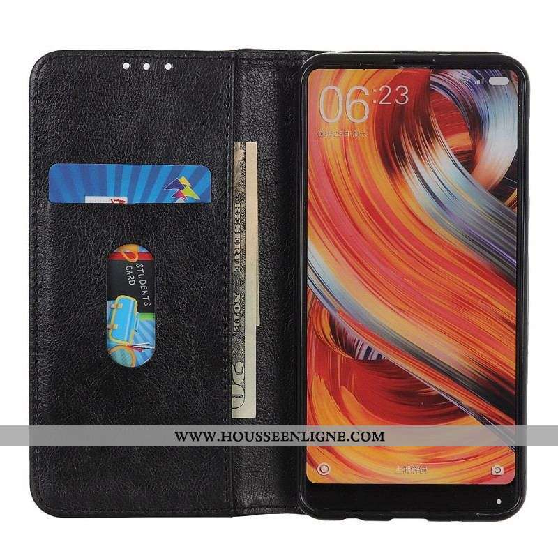 Flip Cover Samsung Galaxy S23 5G Cuir Fendu