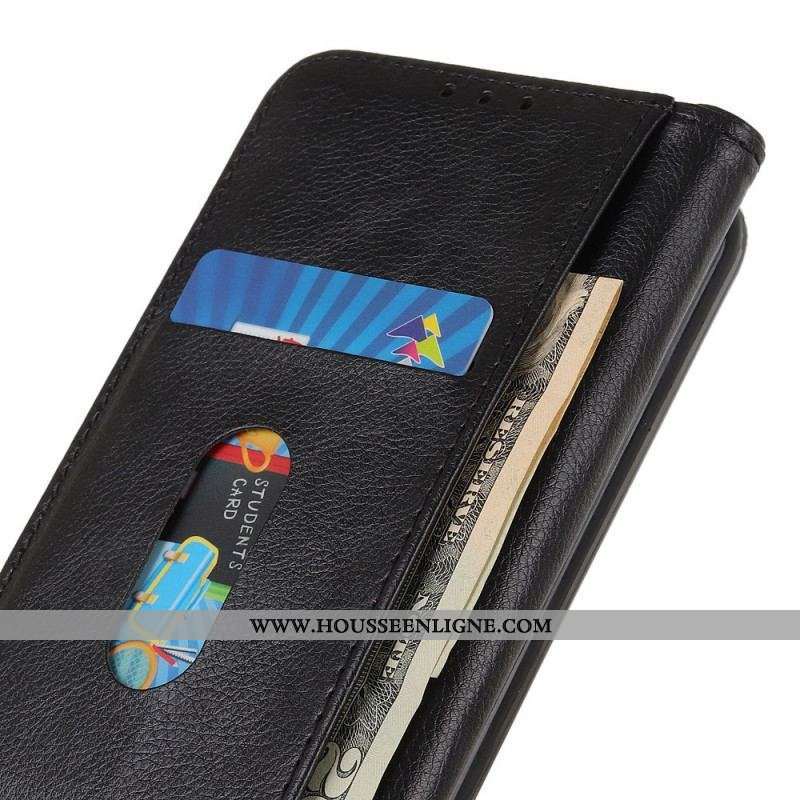 Flip Cover Samsung Galaxy S23 5G Cuir Fendu