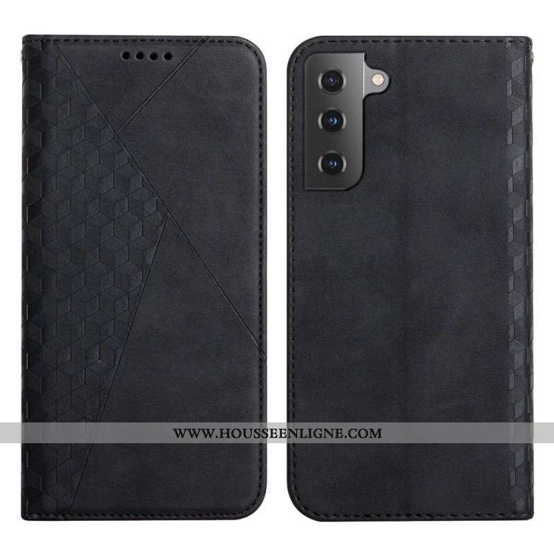 Flip Cover Samsung Galaxy S23 5G Style Cuir Motif 3D